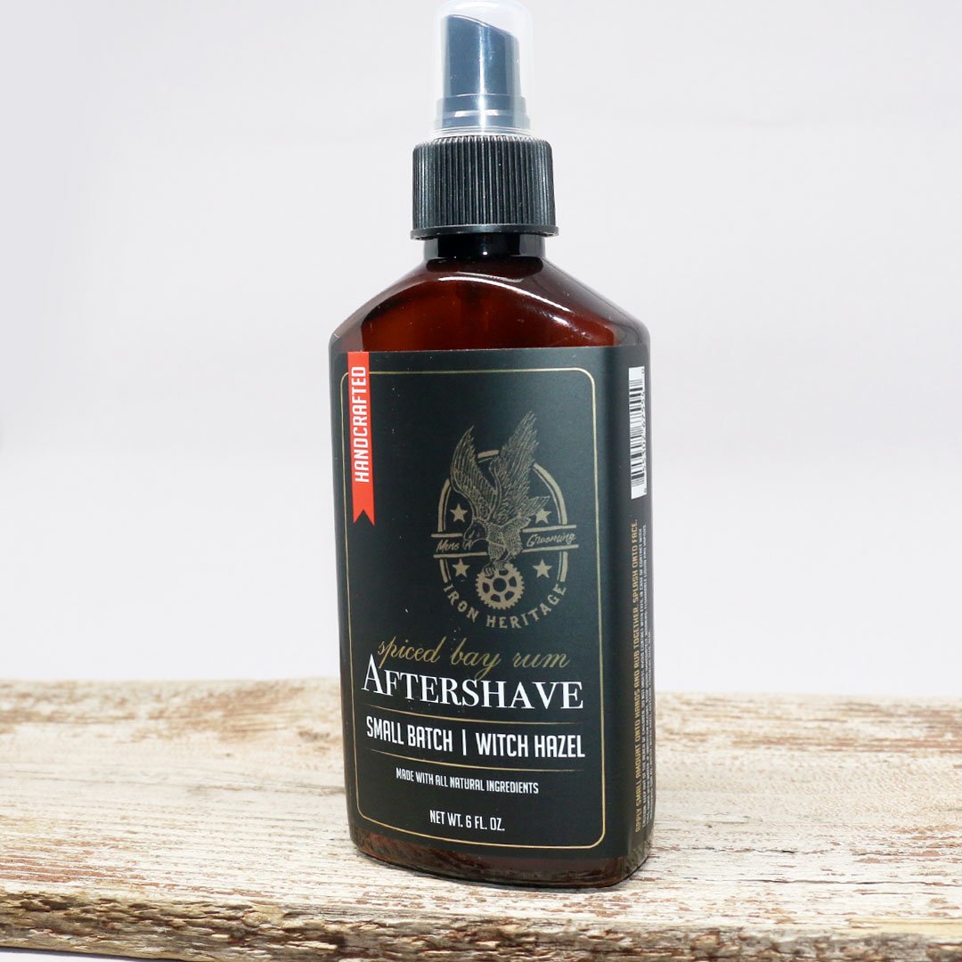 "Premium Spiced Bay Rum Aftershave - 6 oz." by Iron Heritage