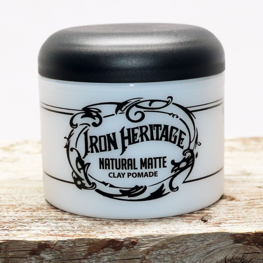 "Natural Matte Clay Pomade" by Iron Heritage