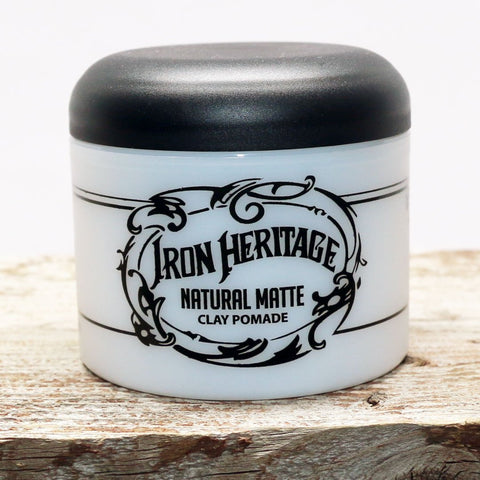 "Natural Matte Clay Pomade" by Iron Heritage