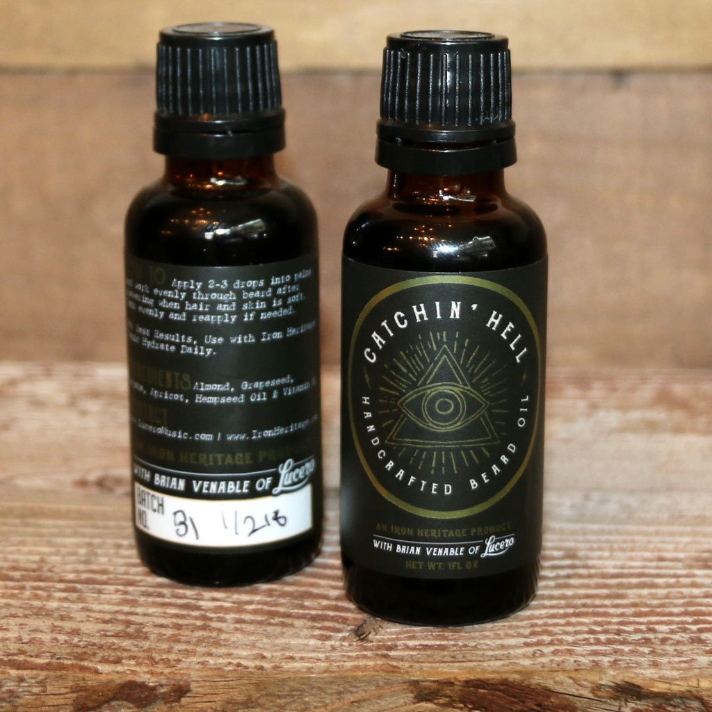 "Catchin’ Hell" Beard Oil by Iron Heritage
