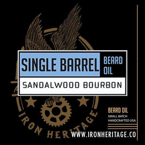 "Single Barrel" Beard Oil by Iron Heritage