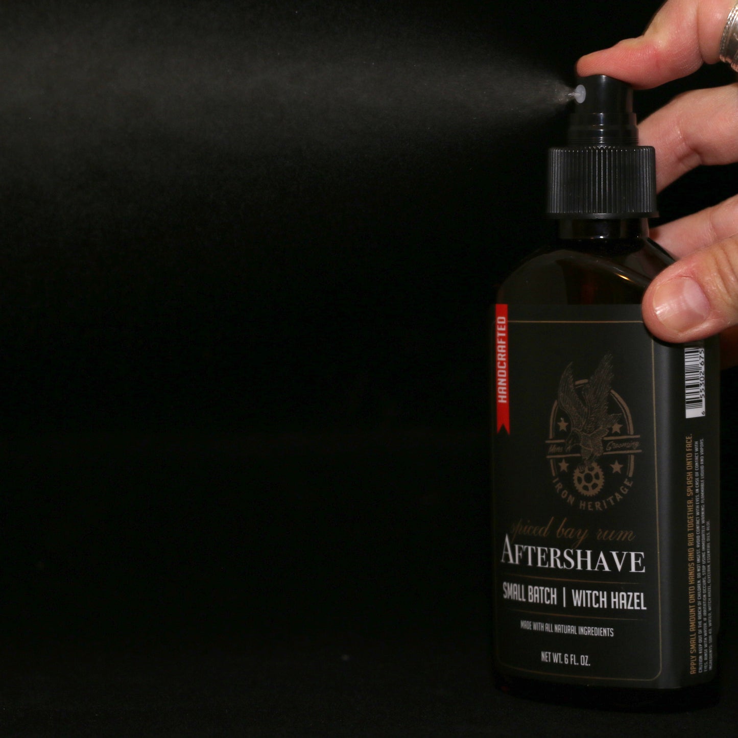 "Premium Spiced Bay Rum Aftershave - 6 oz." by Iron Heritage